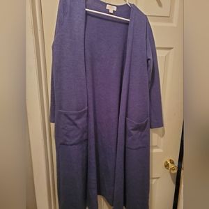 Lularoe medium blue Sarah lightly used